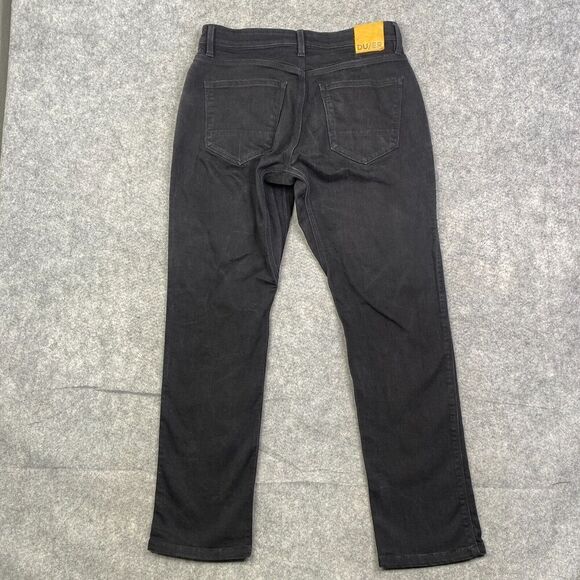 DU/ER L2X Relaxed Fit Stretch Black Denim Jeans Men’s Size 32x30 - Picture 11 of 13